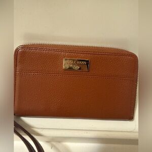 Cole Haan Tan Leather Wallet with Sleek Design